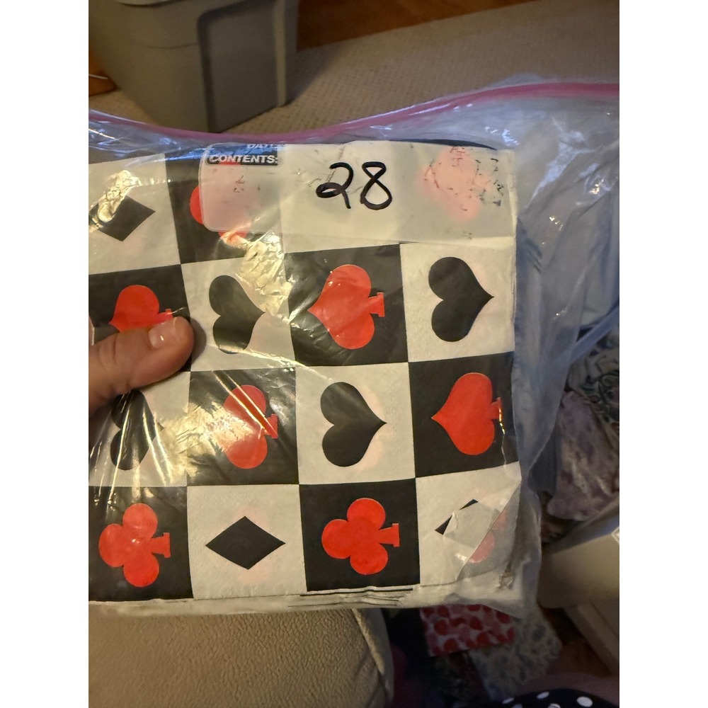 Assorted Decorative Paper Napkins Lot Playing Cards Lemons Floral Party Crafting